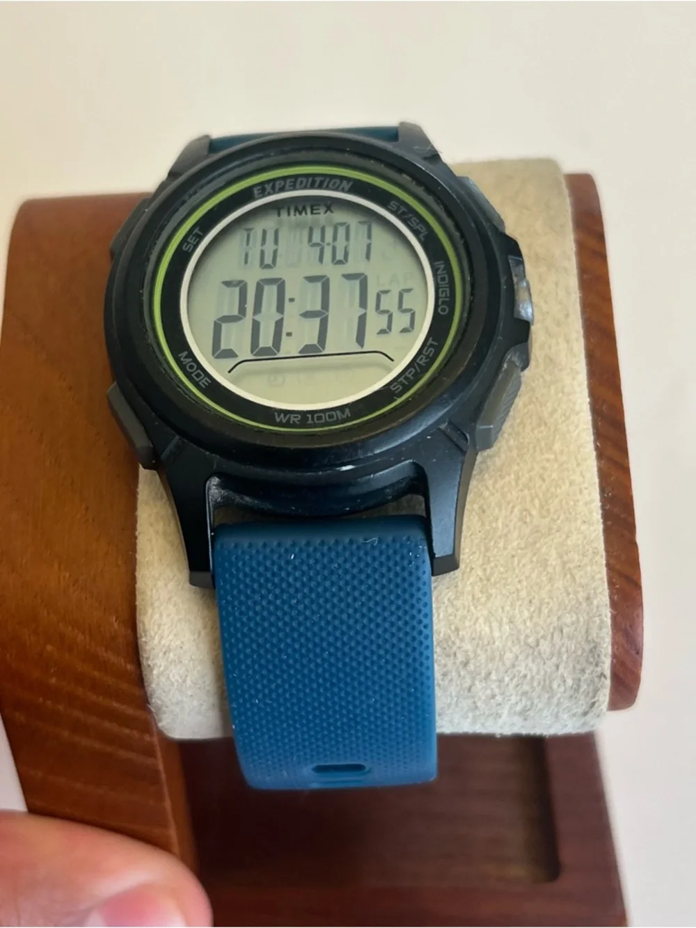 Timex Men's Expedition‎ Baseline Digital CAT Black/blue Watch